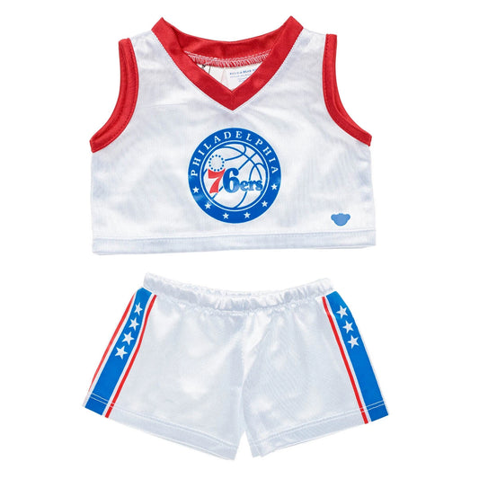 Philadelphia 76ers Uniform 2 pc. for Stuffed Animals | Build-A-Bear® - US 7820
