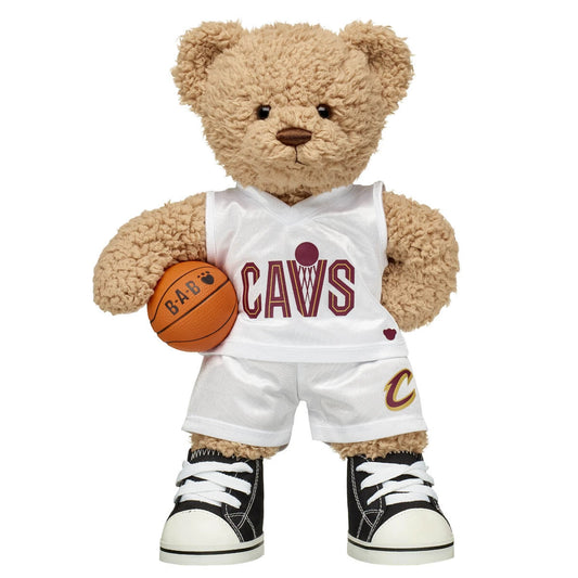 Cleveland Cavaliers Basketball Teddy Bear Gift Set | Build-A-Bear® - US 6113