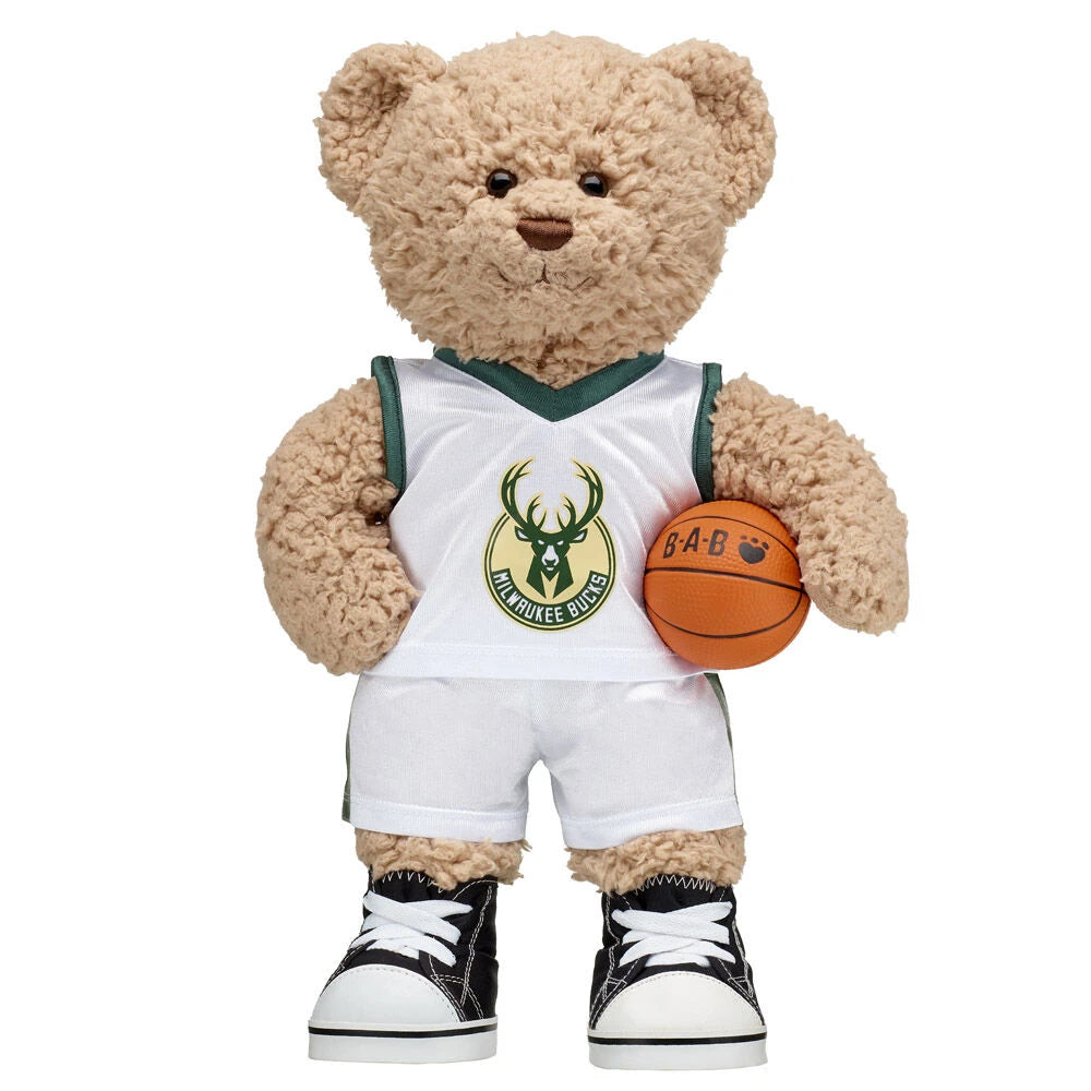 Milwaukee Bucks Timeless Teddy Bear Basketball Gift Set - US 5695