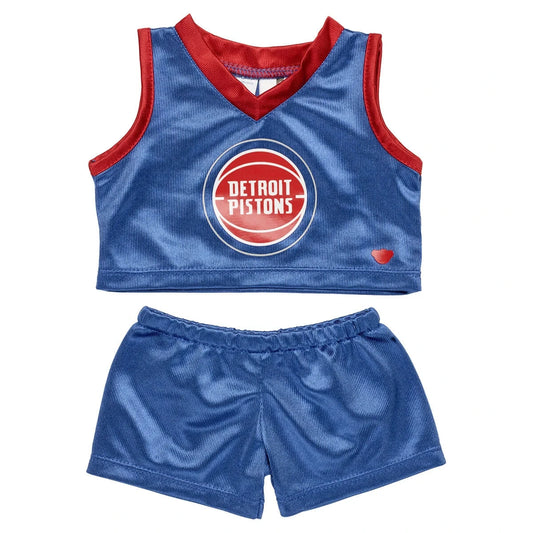 Detroit Pistons Uniform 2 pc. for Plush Toys | Build-A-Bear® - US 7784