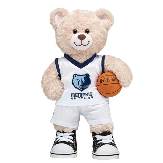 Memphis Grizzlies Basketball Teddy Bear Gift Set | Build-A-Bear® - US 0581