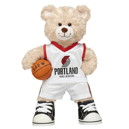 Happy Hugs Teddy Bear Portland Trail Blazers Basketball Gift Set - US 5949