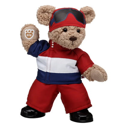 Timeless Teddy Bear Snowboarder Gift Set | Build-A-Bear - US 7516