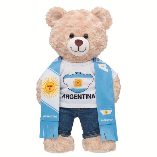Argentina Scarf &amp; T-Shirt Set | Build-A-Bear - US 0769
