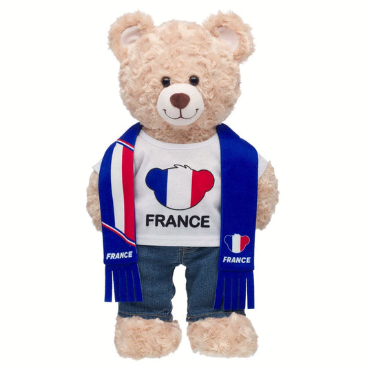 France Scarf &amp; T-Shirt Set | Build-A-Bear - US 9920