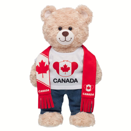Canada Scarf &amp; T-Shirt Set | Build-A-Bear - US 1740