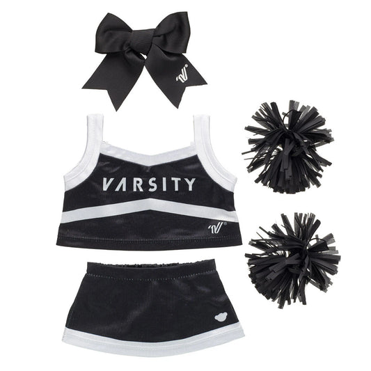 Online-Only Varsity Spirit Black Cheer Uniform | Build-A-Bear® - US 5402