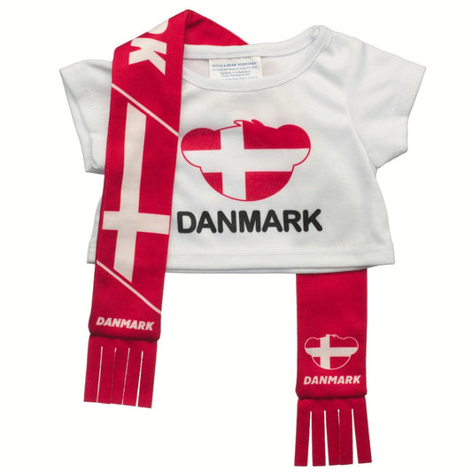 Denmark Scarf &amp; T-Shirt Set | Build-A-Bear - US 6875