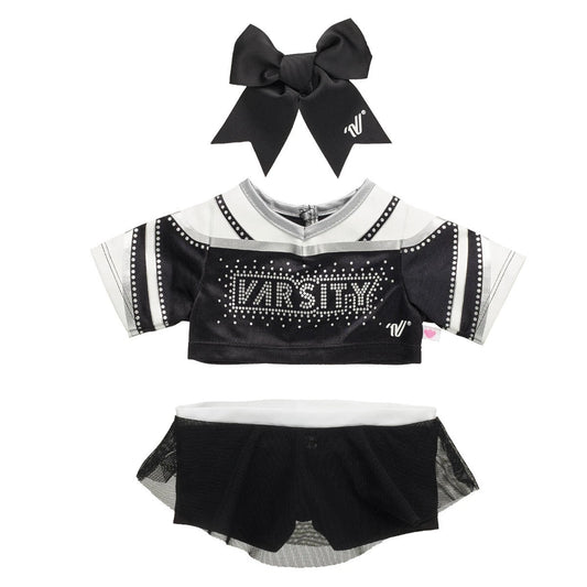Varsity Spirit All-Star Black Cheer Uniform | Build-A-Bear® - US 7283