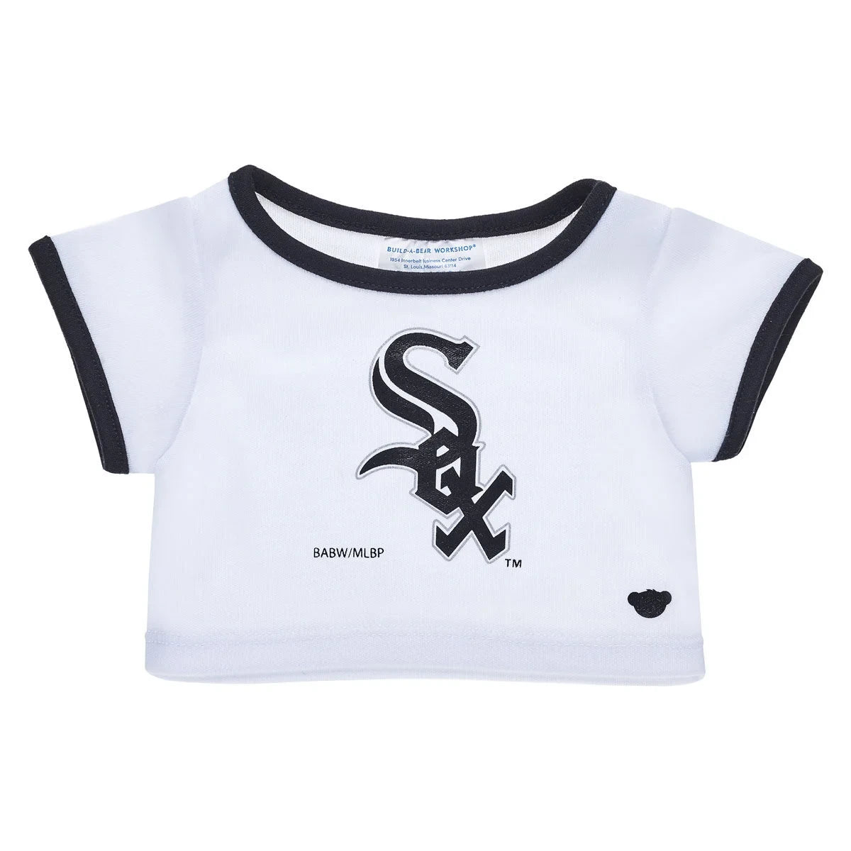 Chicago White Sox Baseball T-Shirt for Stuffed Animals | Build-A-Bear - US 7345