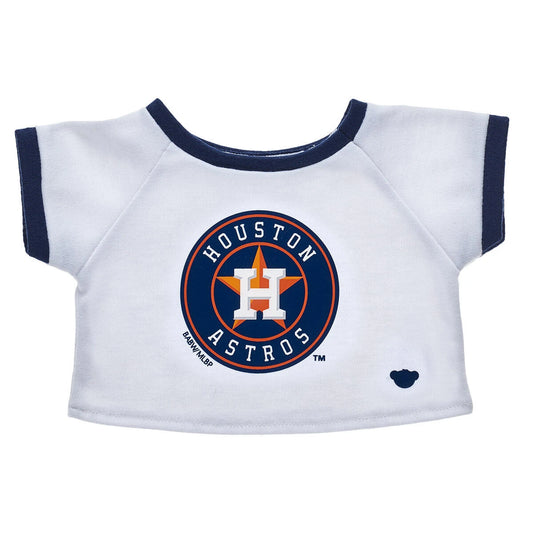 Houston Astros™ Ringer T-Shirt for Stuffed Animals | Build-A-Bear® - US 5556