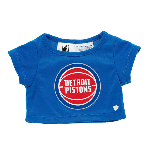 Detroit Pistons Stuffed Animal T-Shirt | Shop Now at Build-A-Bear® - US 8849