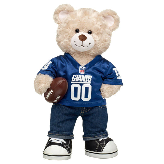 Happy Hugs Teddy Football New York Giants Gift Set | Build-A-Bear® - US 7976