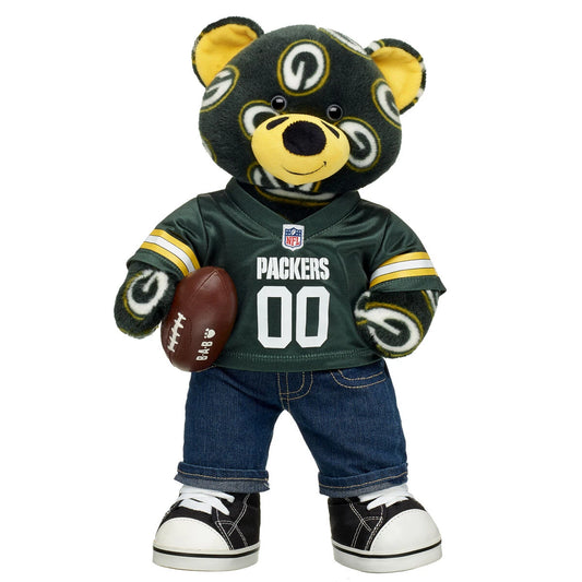 Football Bear Green Bay Packers Gift Set | Build-A-Bear® - US 5170
