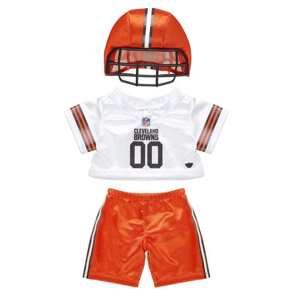 Cleveland Browns 3 pc. Stuffed Animal Uniform | Shop at Build-A-Bear® - US 0170