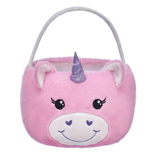 Pink Unicorn Basket for Stuffed Animals | Build-A-Bear® - US 8899