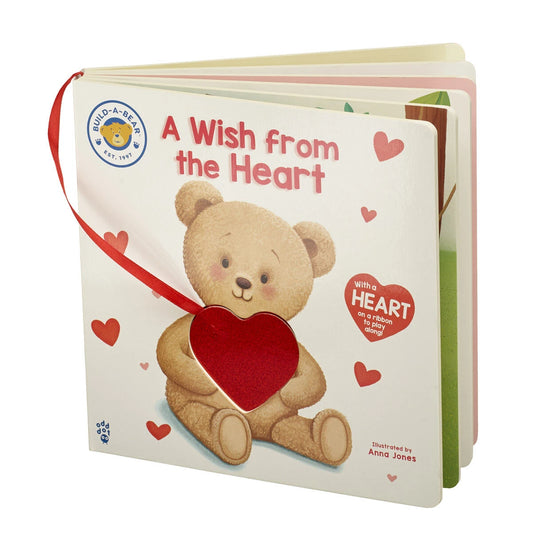"A Wish from the Heart" Board Book | Build-A-Bear® - US 6378