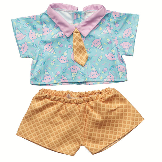 Sanrio Hello Kitty &amp; Friends Bubblegum Ice Cream Cinnamoroll Outfit | Build-A-Bear - US 8159