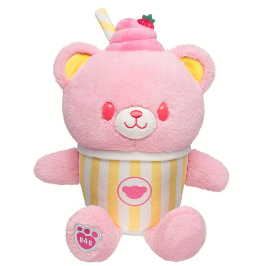 Strawberry Lemonade Bear Slushie Plushie | Build-A-Bear - US 6121