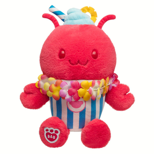 Fruit Punch Lobster Slushie Plushie w/ Lei Necklace | BAB - US 9880