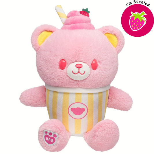 Strawberry Lemonade Bear Slushie Plushie Scented | BAB - US 8098