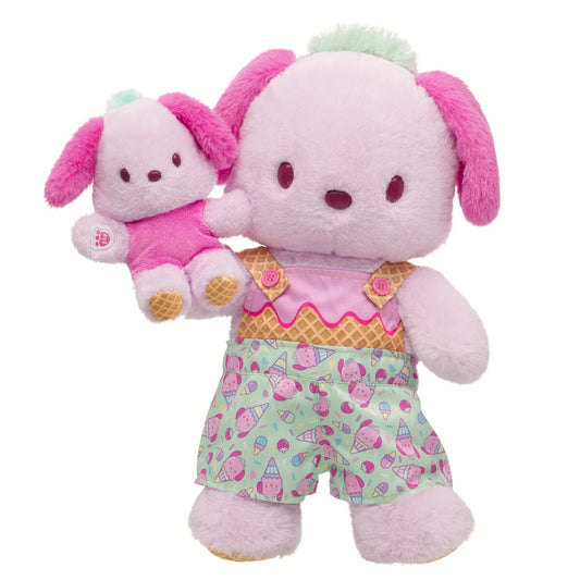 Sanrio Hello Kitty &amp; Friends Strawberry Ice Ice Cream Pochacco Plush | Build-A-Bear - US 9311