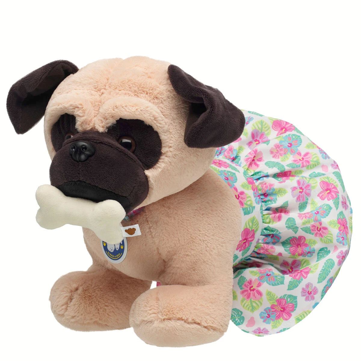 Promise Pets Pug Tropical Gift Set with Bone | Build-A-Bear - US 4600