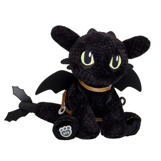 How to Train Your Dragon Toothless Plush &amp; Saddle | Build-A-Bear® - US 2056
