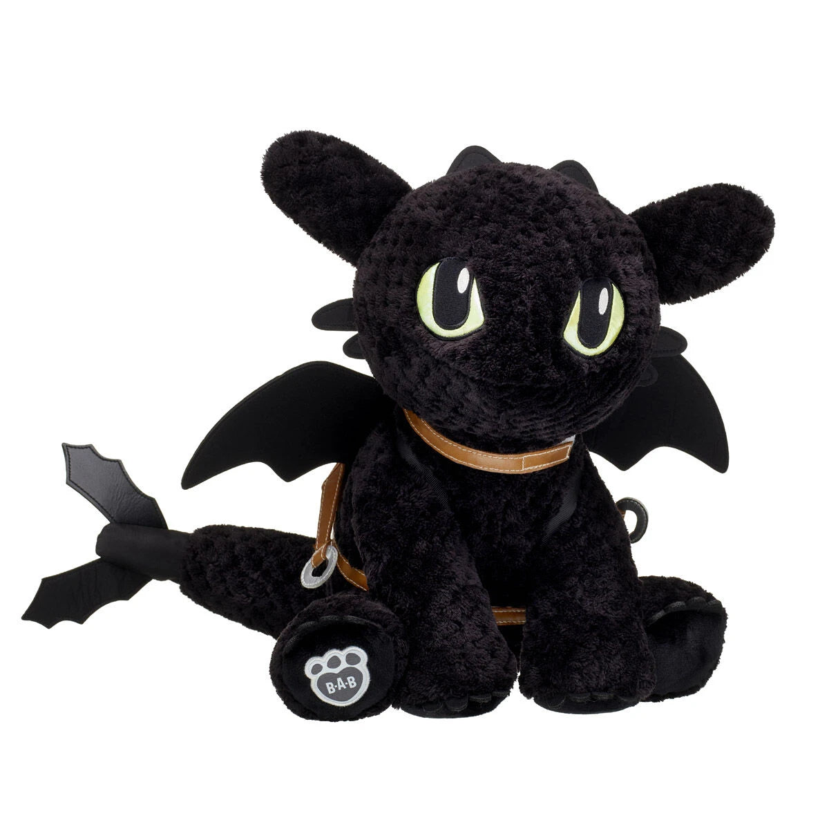 How to Train Your Dragon Toothless Plush &amp; Saddle | Build-A-Bear® - US 8509