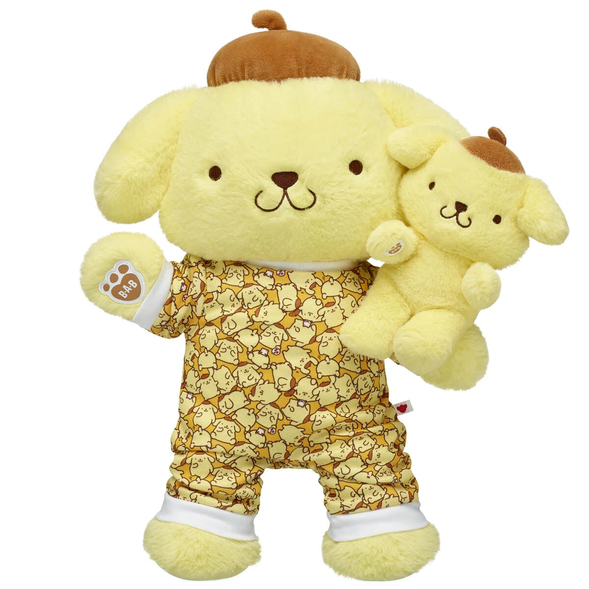 Sanrio® Pompompurin™ Plush with Mini Bean® | Build-A-Bear® - US 1352