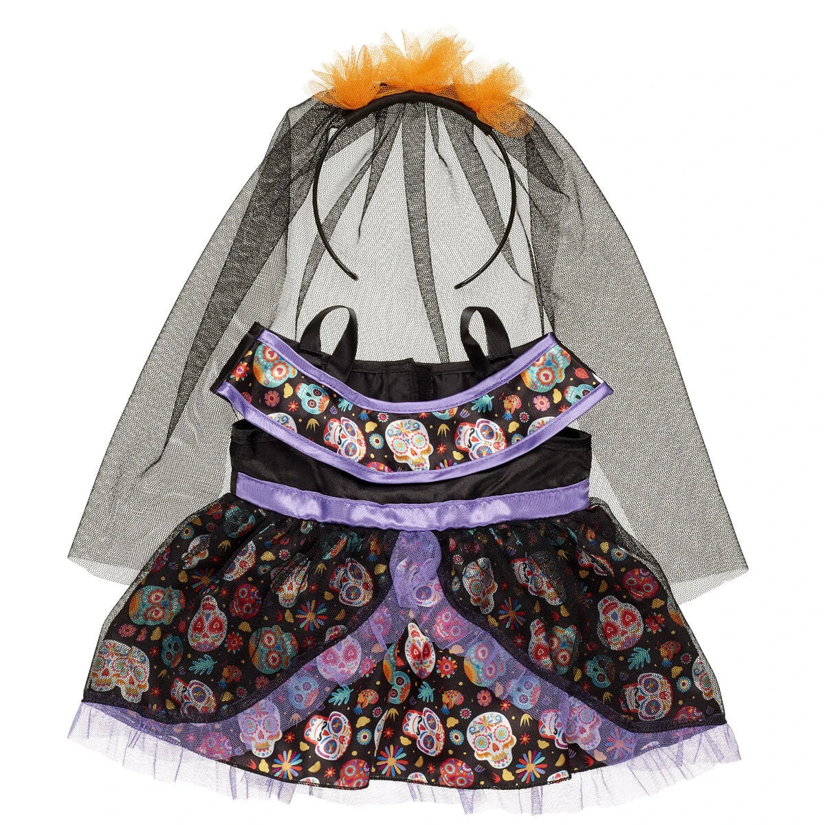 Día de los Muertos Cat Plush Dress Gift Set | Build-A-Bear® - US 3552