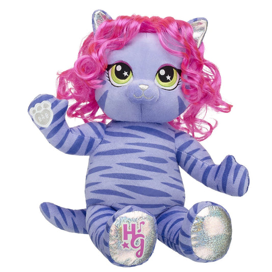 Honey Girls Teegan Tiger Pink Hair Plush Toy Gift Set - US 6199