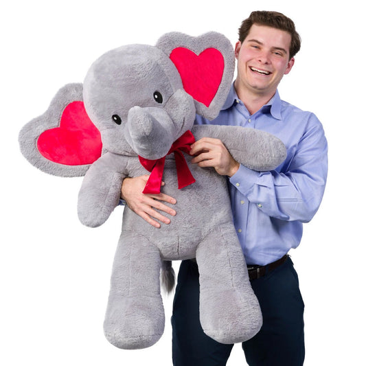 Giant Love You Tons Elephant Stuffed Animal | Build-A-Bear - US 4097