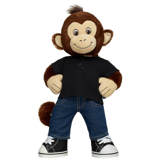 Smiley Monkey Stuffed Animal Fall Gift Set | Build-A-Bear® - US 7221