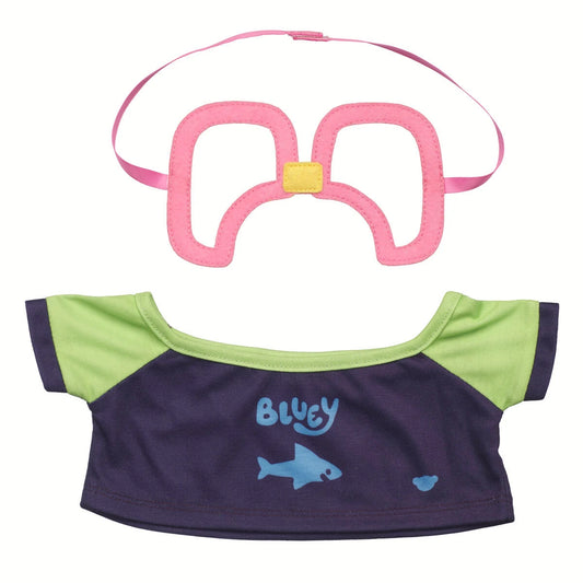 Bluey Swim Shirt &amp; Goggle Set | Build-A-Bear - US 1963