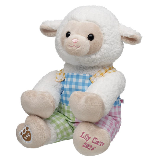 Embroidered Lamb Stuffed Animal Spring Gift Set Easter BAB - US 2591