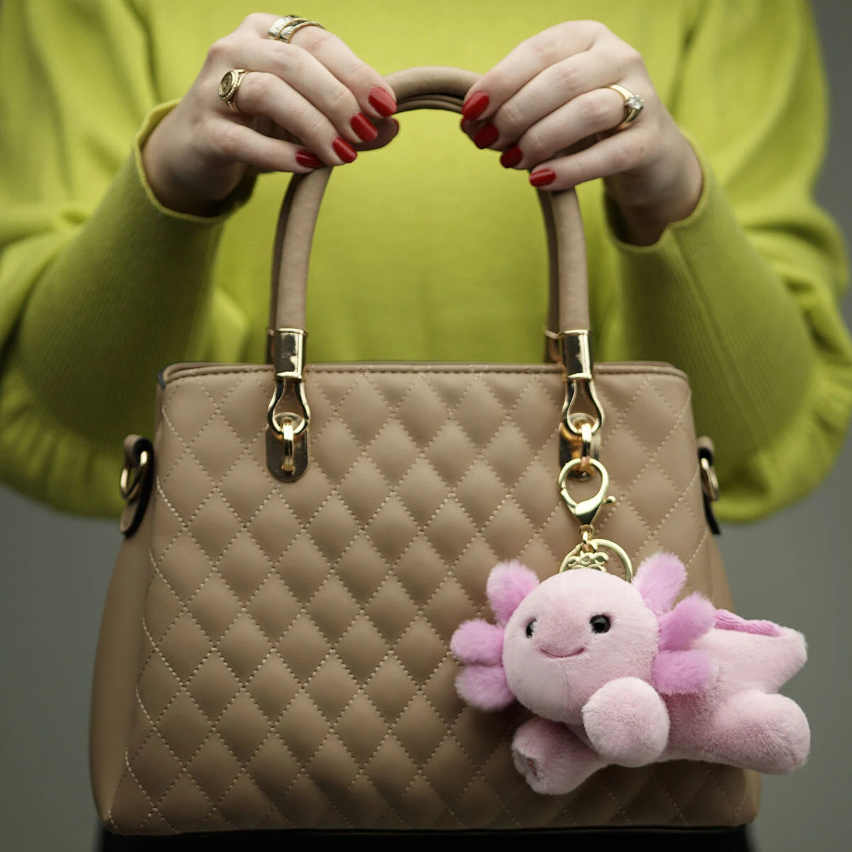 Axolotl Plush Bag Charm | Build-A-Bear - US 8591