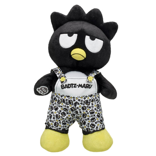 Sanrio® Hello Kitty® and Friends Badtz-maru™ Plush with Overalls| Build-A-Bear® - US 2683