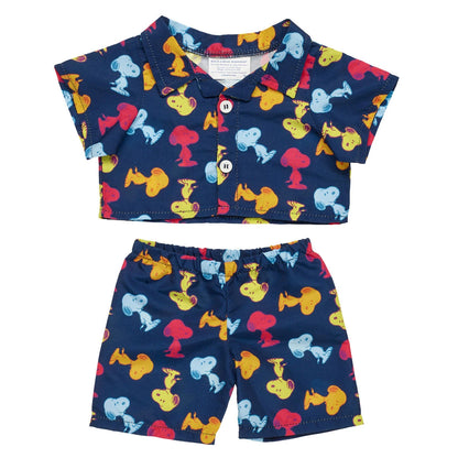 Timeless Teddy Bear &amp; Peanuts® Snoopy Pajamas | Build-A-Bear® - US 6002