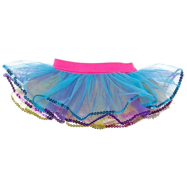 Pawlette™ Bunny Plush Rainbow Sequin Tutu | Build-A-Bear - US 0675