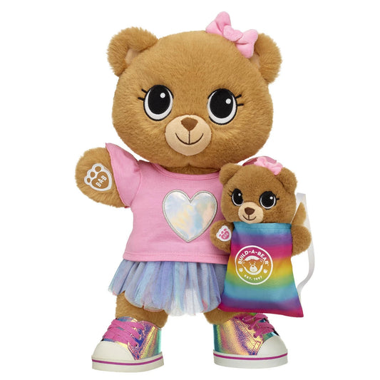 Bearnice Teddy Bear Mini Beans® &amp; Bear Carrier Set | Build-A-Bear® - US 6933