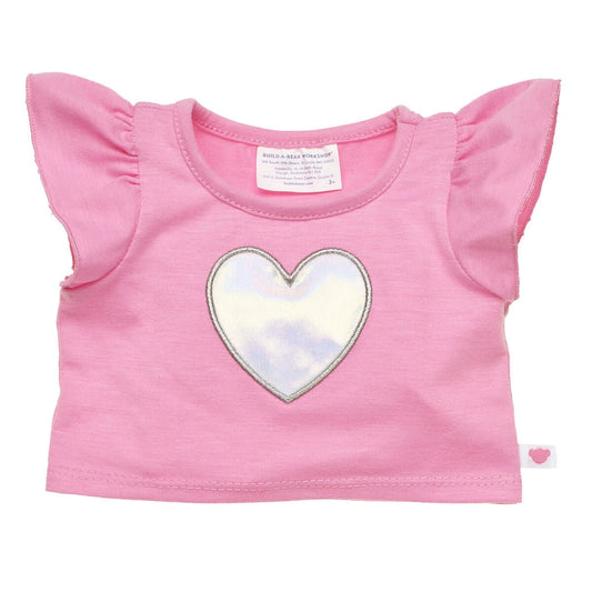 Kabu™ Pink Heart T-Shirt for Plush Toys | Build-A-Bear® - US 7224