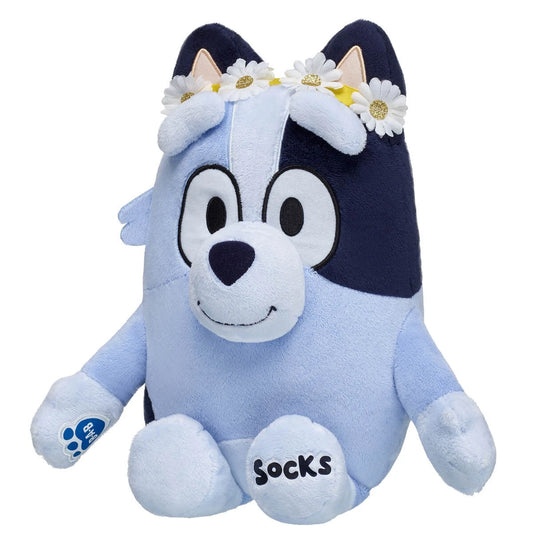 Socks Plush Puppy w/ Flower Crown | Build-A-Bear - US 0273
