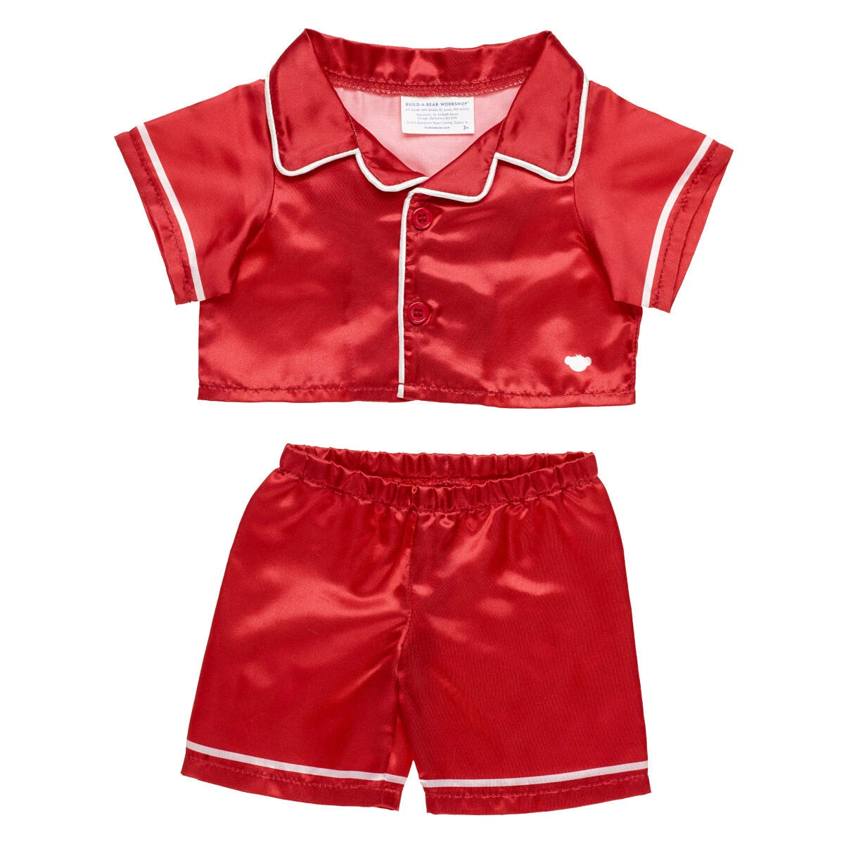 Red Satin PJs Set for Plush Toys | Build-A-Bear® - US 8347