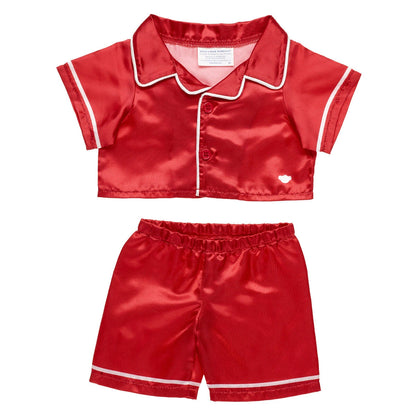 Red Satin PJs Set for Plush Toys | Build-A-Bear® - US 8347