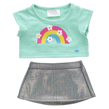 Kabu™ Rainbow Tee &amp; Skirt Set for Plush Toys | Build-A-Bear® - US 5977
