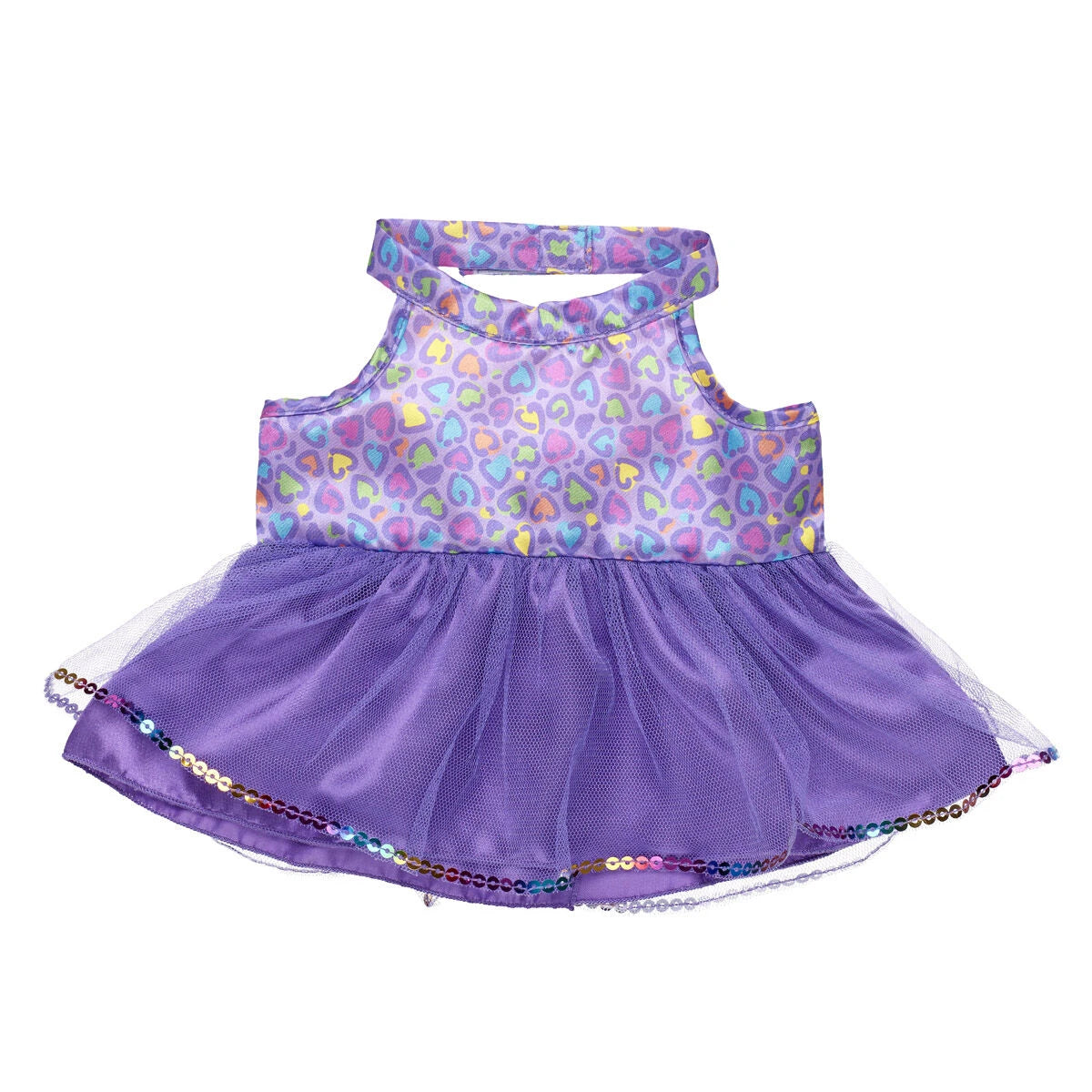 Rainbow Leopard Print Dress | Build-A-Bear - US 7673