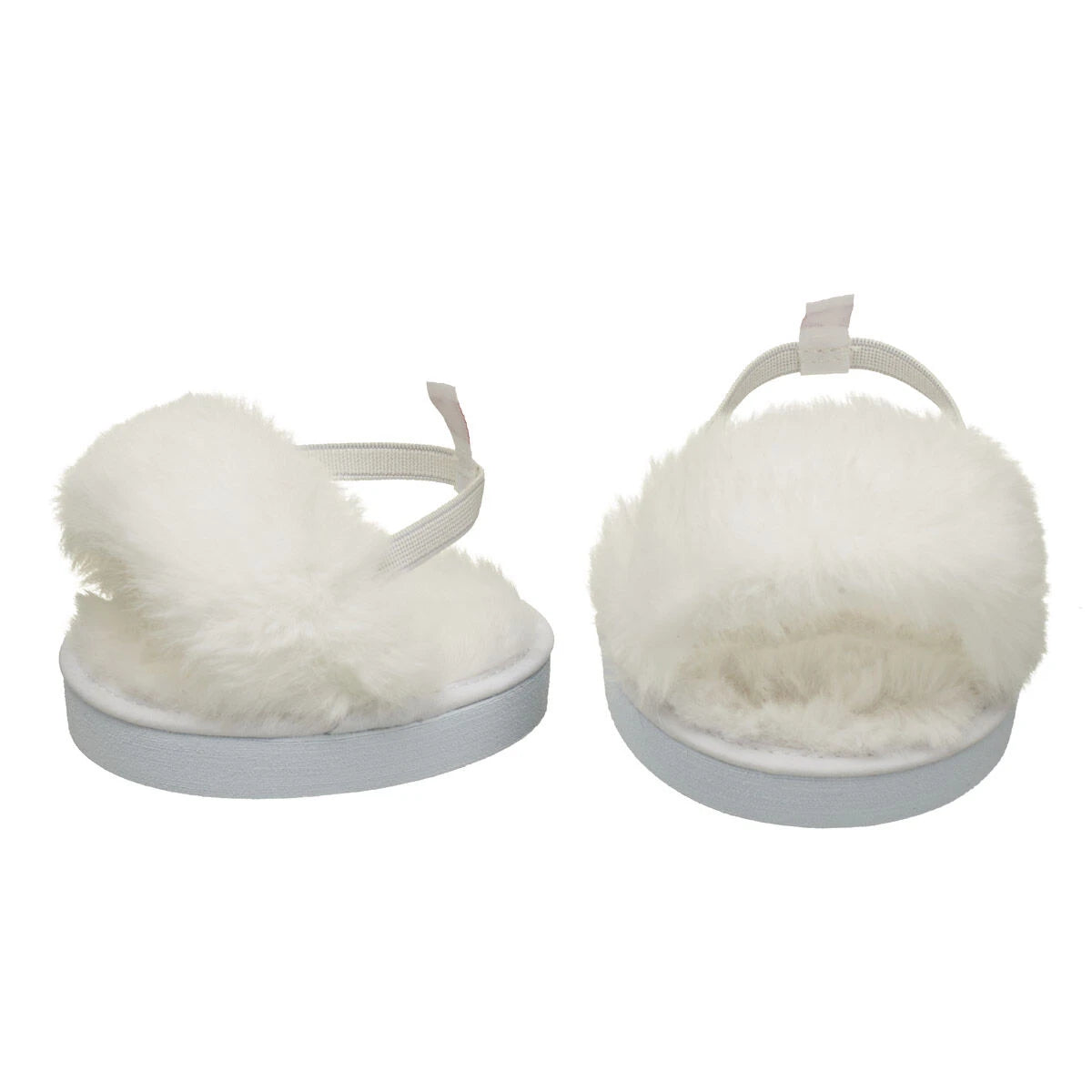 White Fuzzy Slippers for Plush Toys | Build-A-Bear® - US 5609