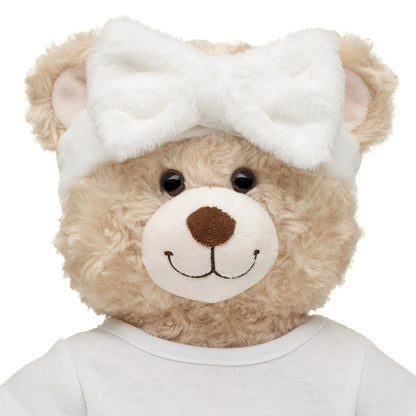 White Plush Bow Headwrap for Plush Toys | Build-A-Bear® - US 5684