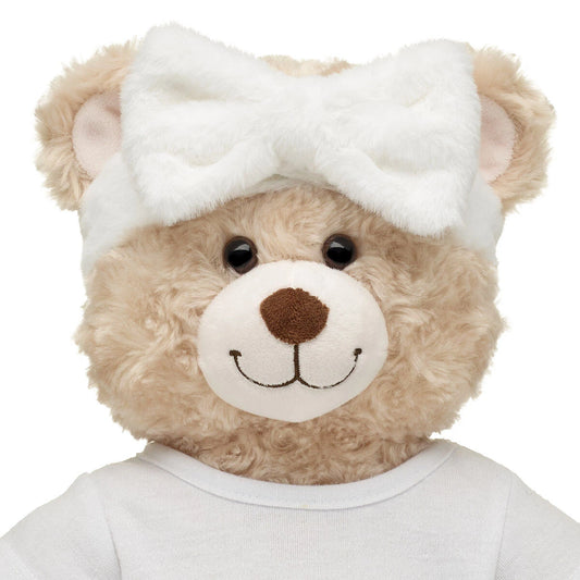 White Plush Bow Headwrap for Plush Toys | Build-A-Bear® - US 5684